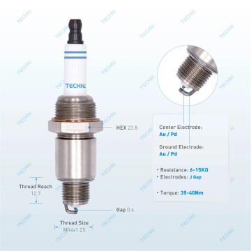 Industrial spark plug replaces Champion RTL85G [556] suitable for different engines